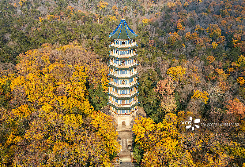 灵谷塔图片素材