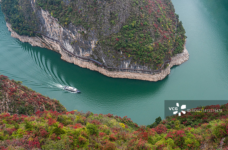重庆巫山大宁河小三峡风光图片素材