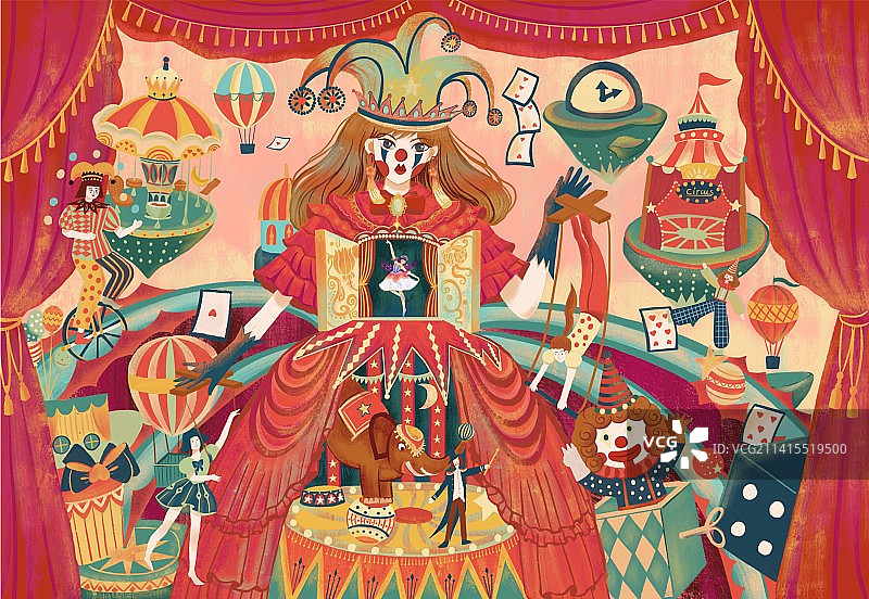 马戏团的狂欢图片素材