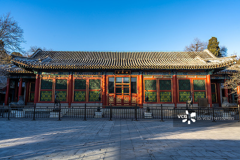 颐和园乐寿堂Hall of Happiness and Longevity Sum Palace图片素材