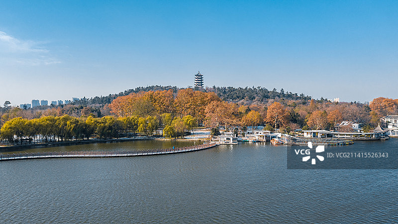 安徽蚌埠张公山公园风光图片素材