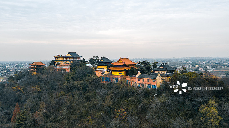 江苏靖江孤山寺风光图片素材