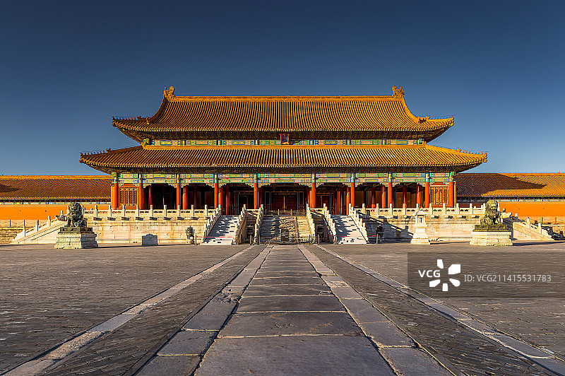 北京故宫太和殿图片素材