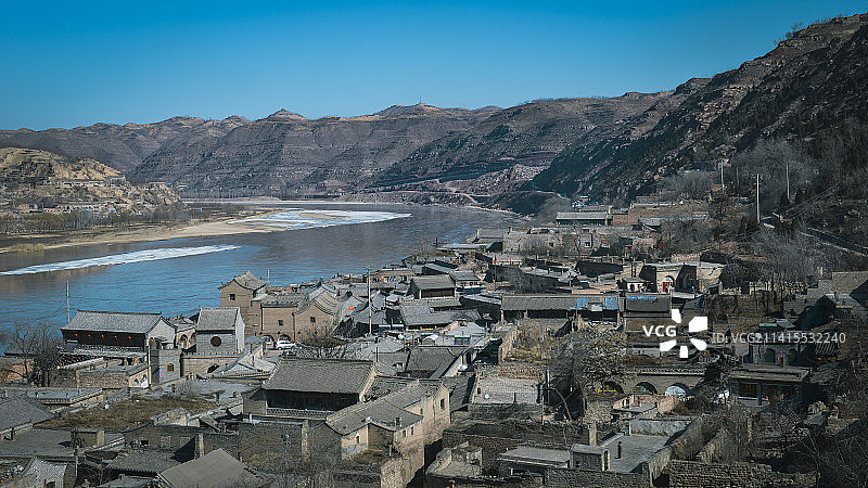 山西临县碛口古镇图片素材