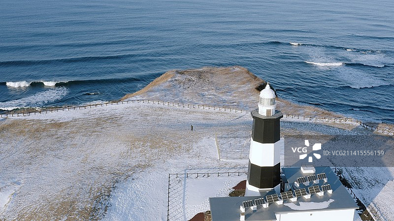 北海道网走市能取岬图片素材