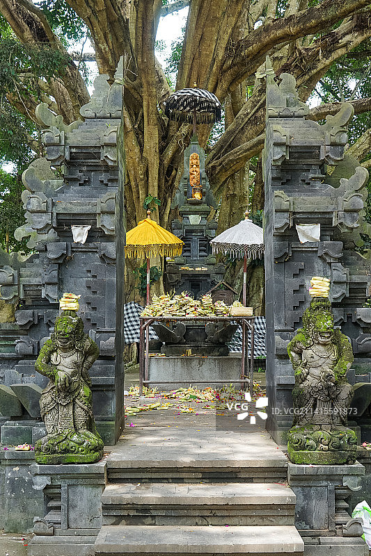 印尼巴厘岛圣泉寺风景（Tirta Empul）图片素材