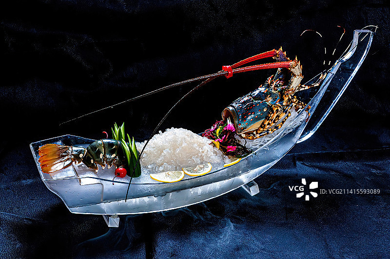 龙虾刺身图片素材