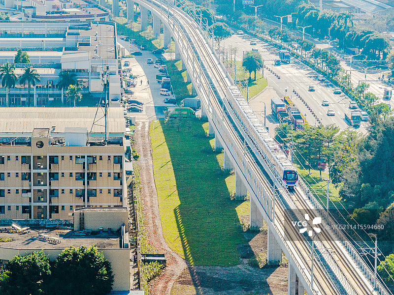 中国广东省佛山市佛山地铁三号线图片素材