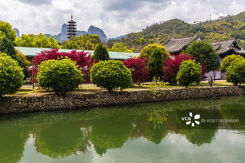 浙江温州永嘉岩头古村图片素材