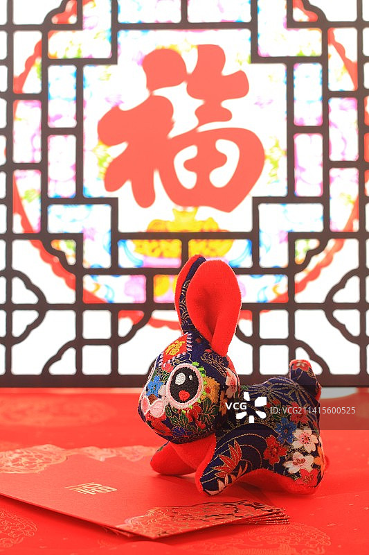 中国文化传统节日癸卯兔年春节静物图片素材