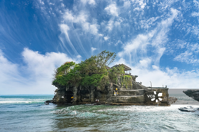 印尼巴厘岛著名景点海神庙风光（Tanah Lot）图片素材