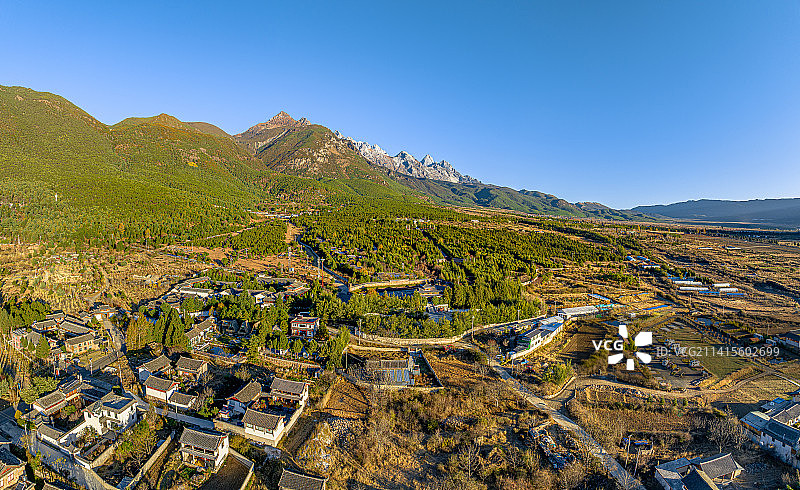 玉湖村东巴王国 纳西族古村落 少数民族 纳西文化图腾广场 非物质文化遗产 云南丽江旅游景点图片素材