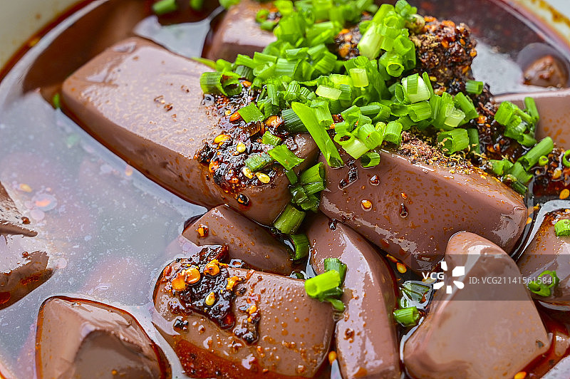 麻辣猪血旺图片素材