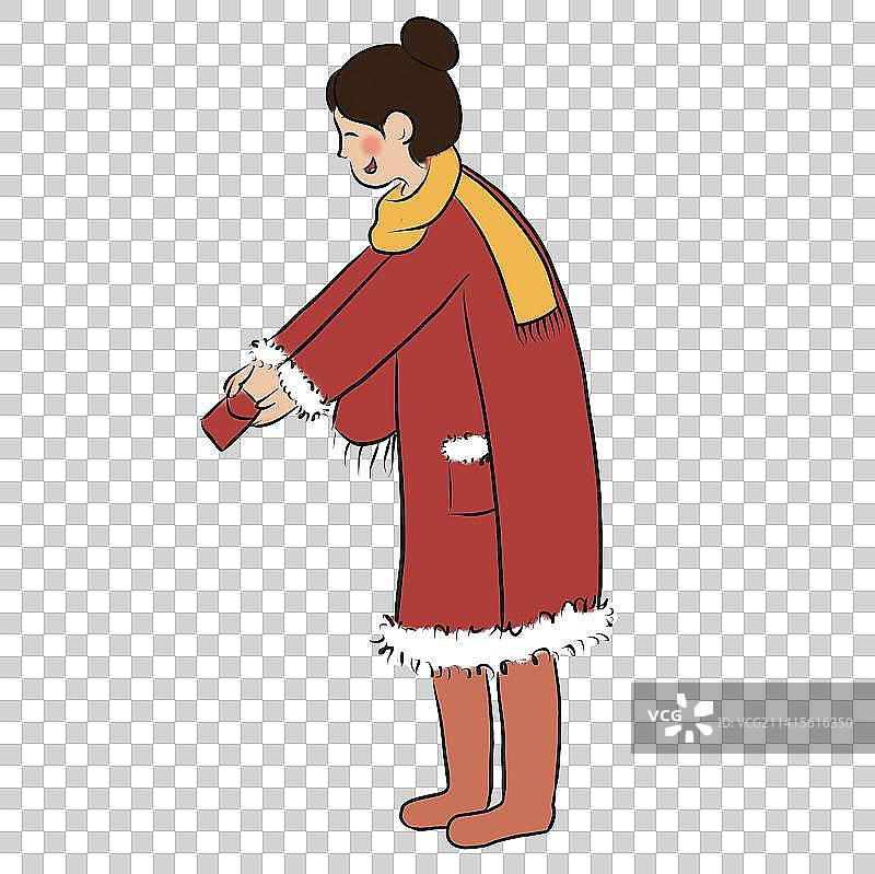 给红包的女图片素材