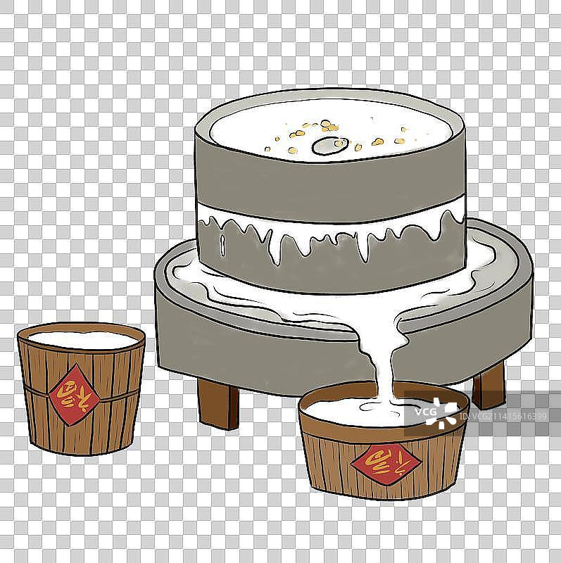 石磨豆腐图片素材