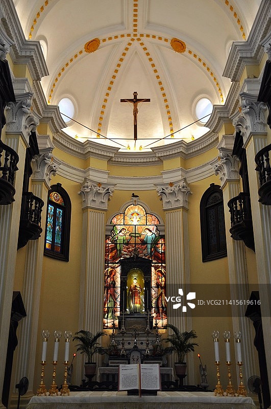 澳门圣老楞佐堂图片素材