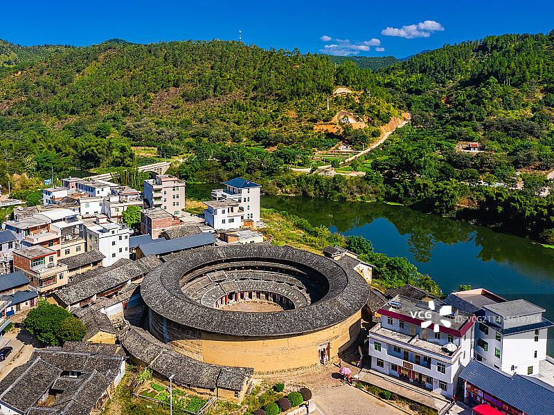 广东梅州大埔联丰花萼楼图片素材