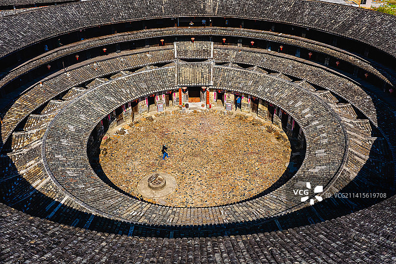 广东梅州大埔联丰花萼楼图片素材