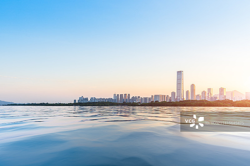 深圳后海深圳湾一号城市风光图片素材