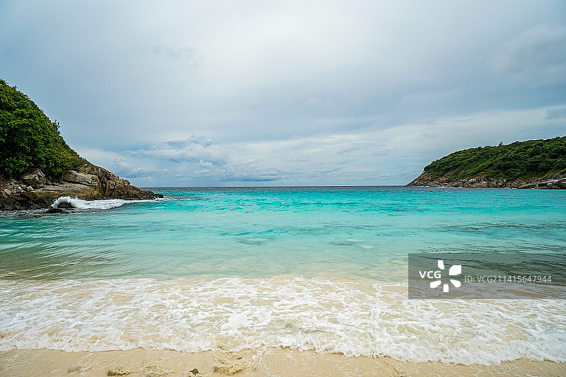 泰国普吉皇帝岛（RACHA）宛如绿松石般的玻璃海美景图片素材