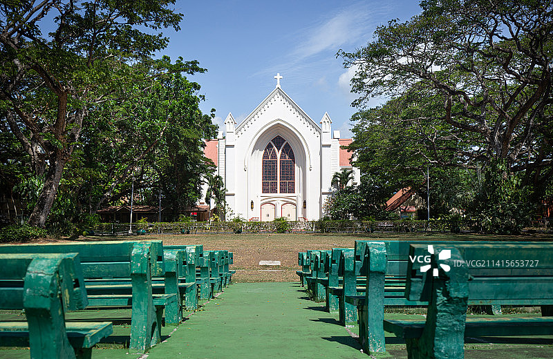 菲律宾杜马盖地大学教堂，西利曼大学图片素材