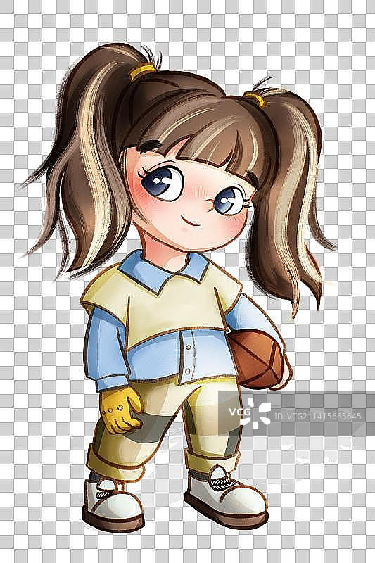 运动女孩图片素材