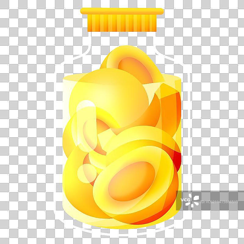 黄桃罐头图片素材