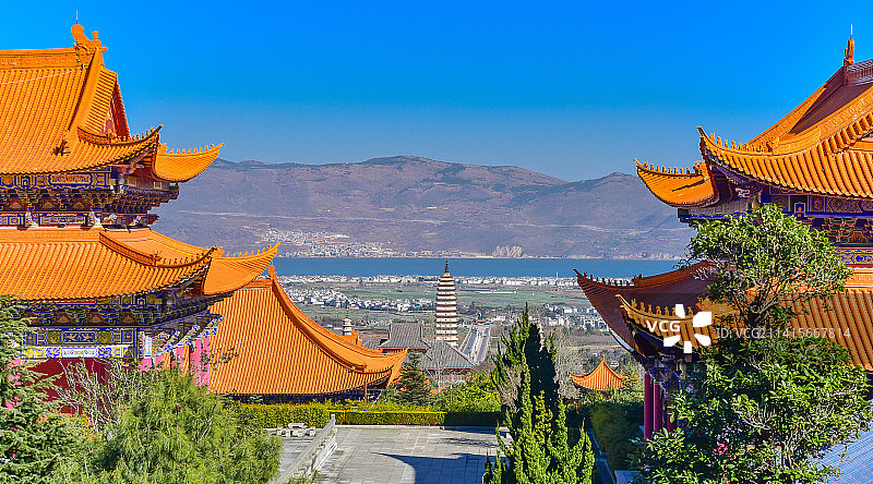 云南大理崇圣寺图片素材