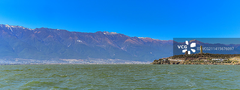 云南大理苍山洱海图片素材