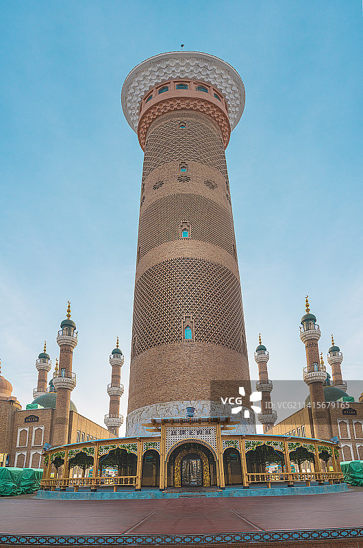 新疆国际大巴扎  伊斯兰建筑 乌鲁木齐图片素材