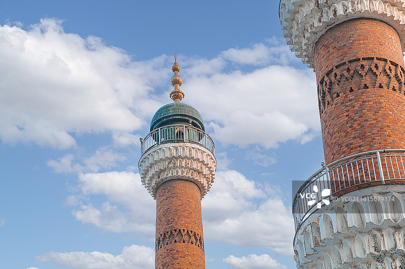 新疆国际大巴扎  伊斯兰建筑 乌鲁木齐图片素材