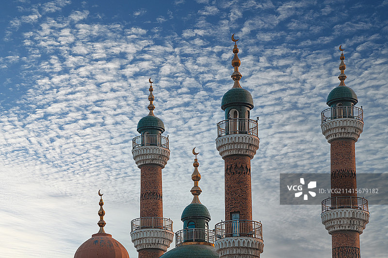 新疆国际大巴扎  伊斯兰建筑 乌鲁木齐图片素材