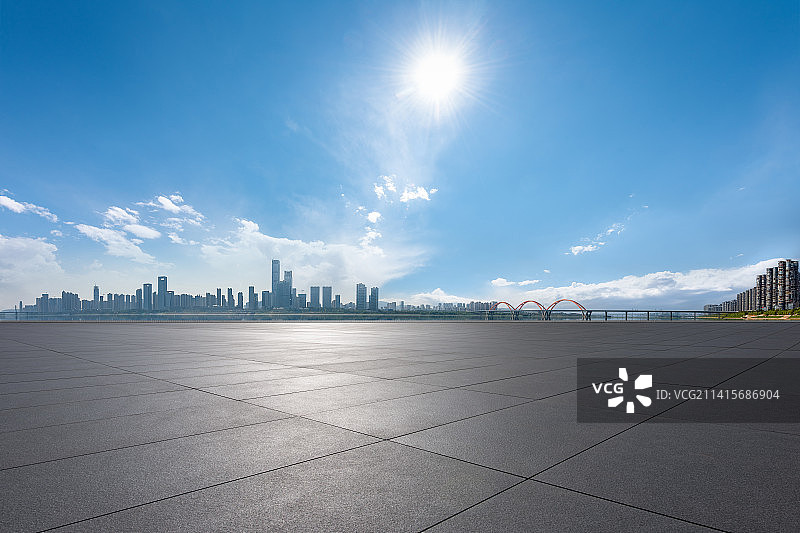 湖南长沙城市天际线图片素材