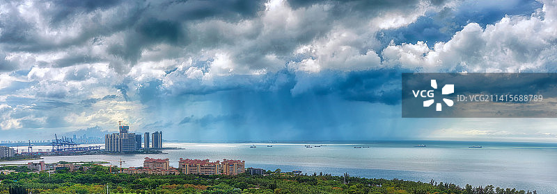 丁达尔 雨幕图片素材