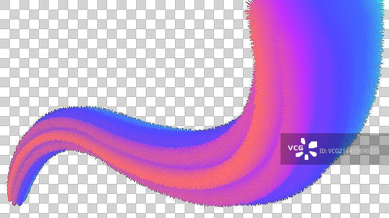 毛茸茸渐变流体曲线抽象矢量背景图片素材