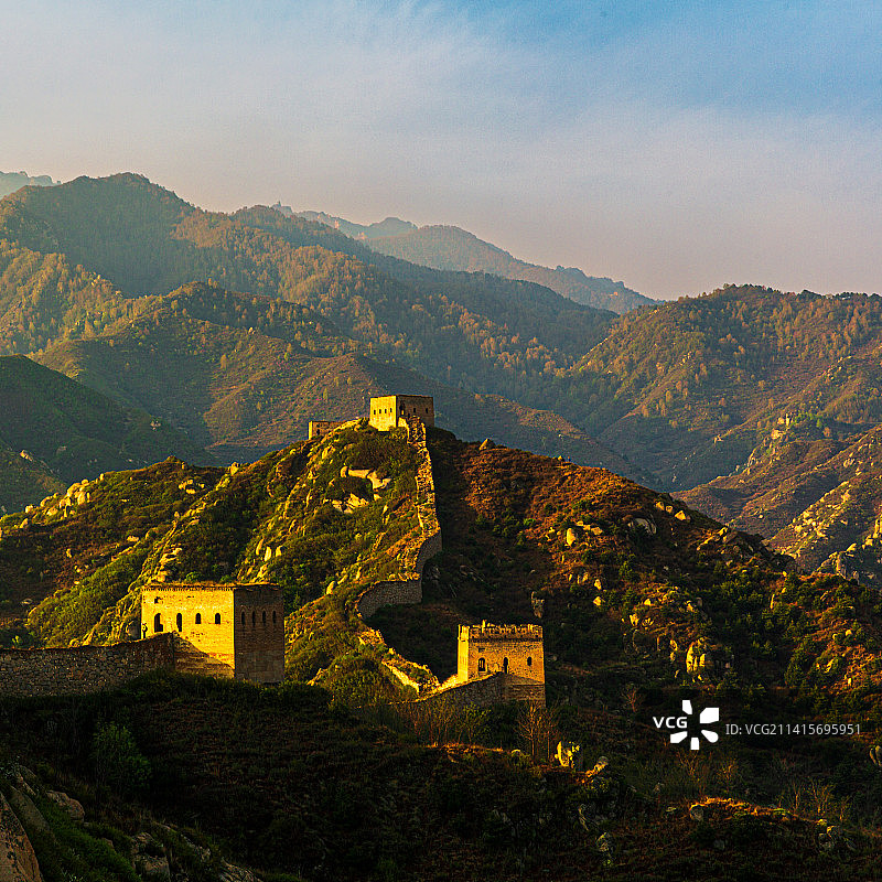 金山口长城图片素材