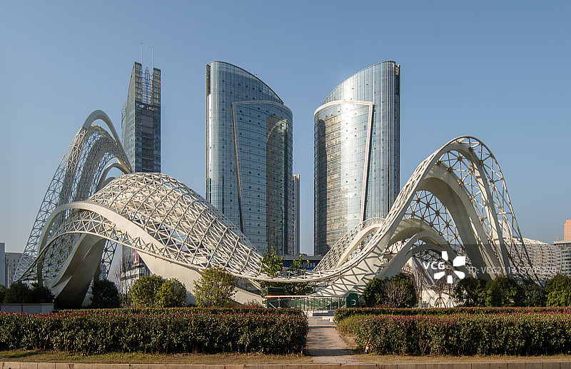 武汉光谷转盘图片素材