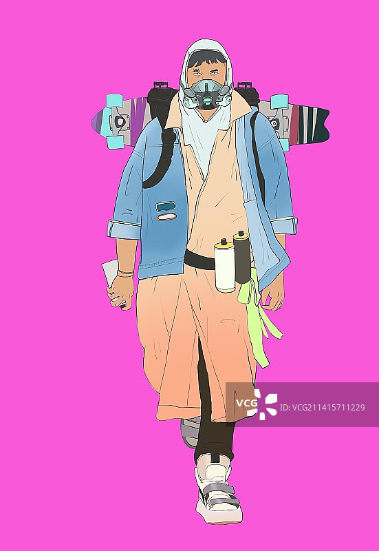 朋克男图片素材