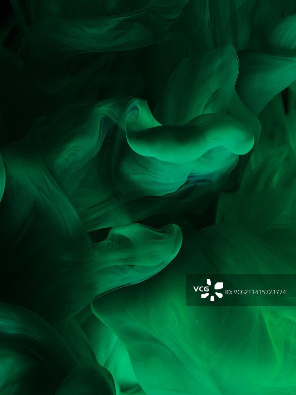 水中丙烯颜料和墨水，土耳其图片素材