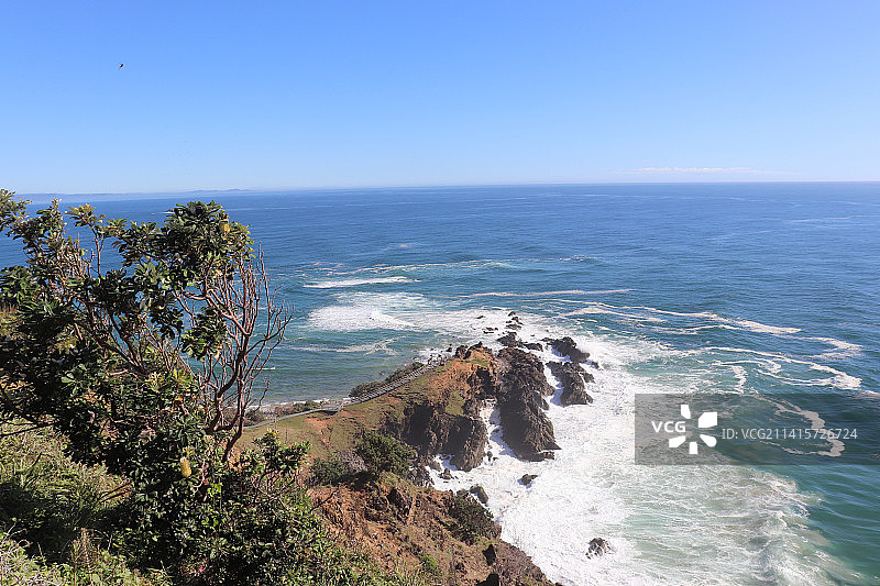 澳大利亚大陆最东端，拜伦湾，新南威尔士州，澳大利亚图片素材