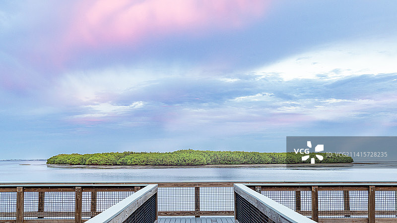 佛罗里达州棕榈港海景图片素材