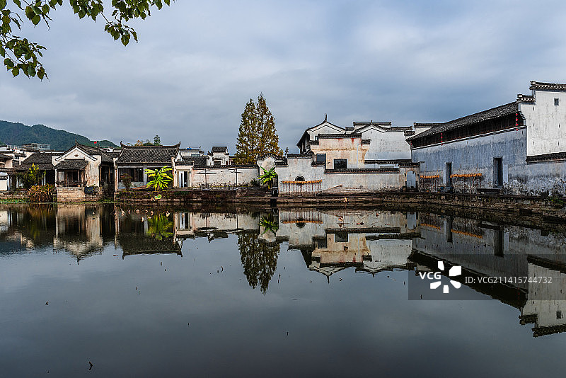 江南第一村——黄山市呈坎八卦村图片素材