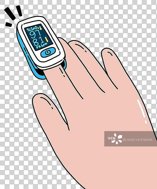 指夹式血氧仪图片素材