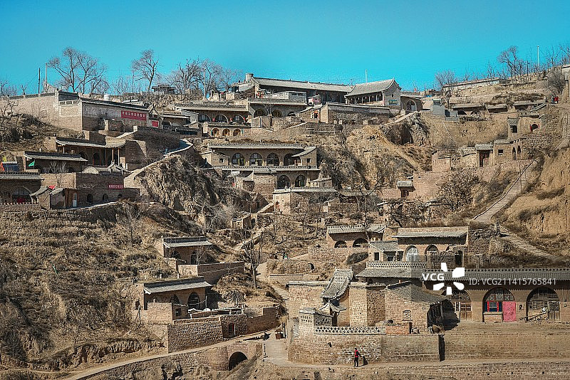 “活着的汉墓”—山西临县碛口镇李家山图片素材