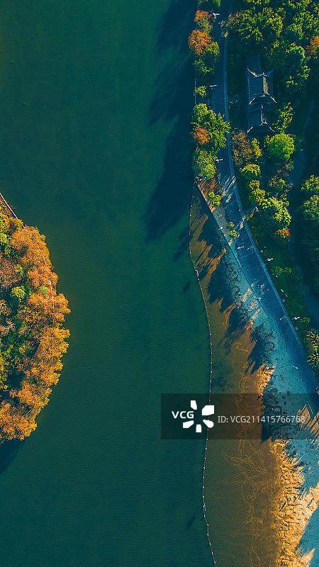 湖心岛图片素材