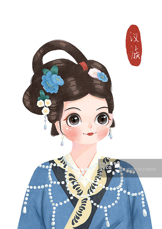 民族頭像图片素材