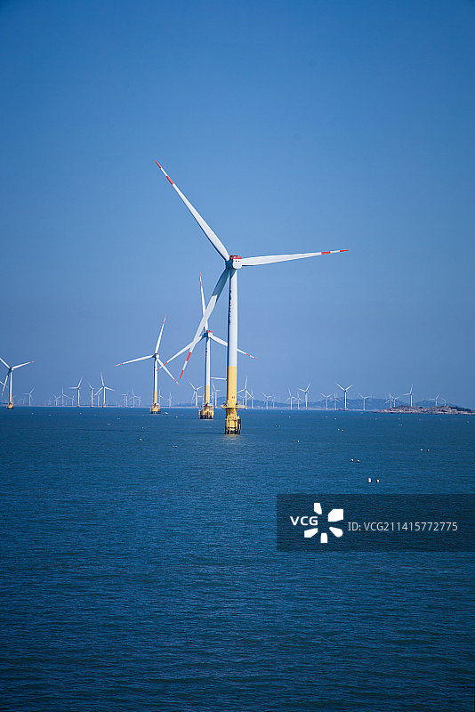 海上风力发电机图片素材