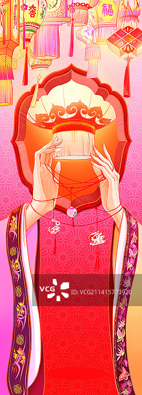 癸卯中国年·灯彩（局部）图片素材