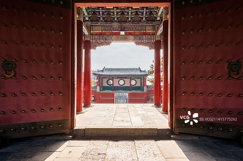 泰山碧霞祠图片素材