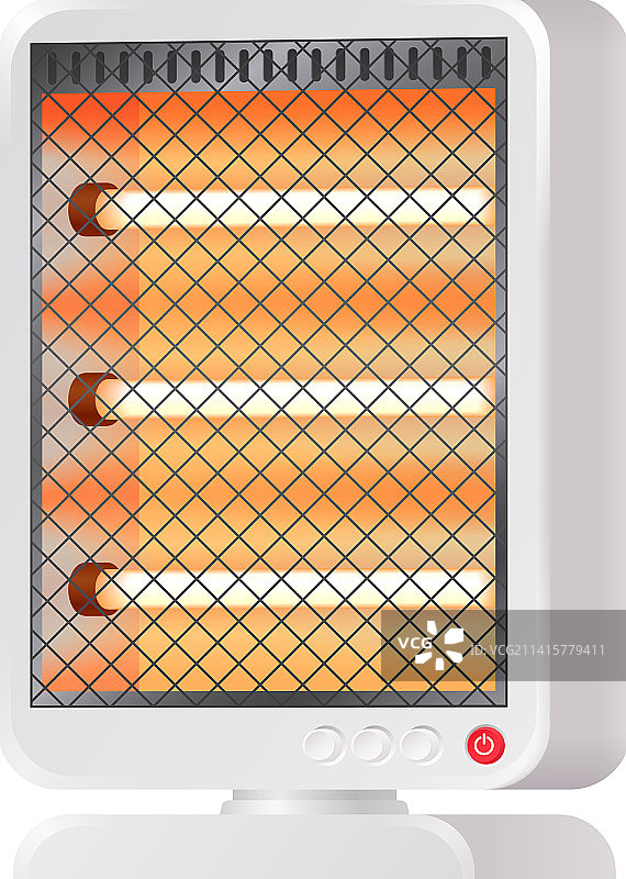 家用取暖器写实构图图片素材